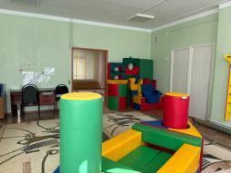 Физкультурный зал ГКДОУ д/с № 23 "Радуга". Мягкие спортивные тренажеры и инвентарь